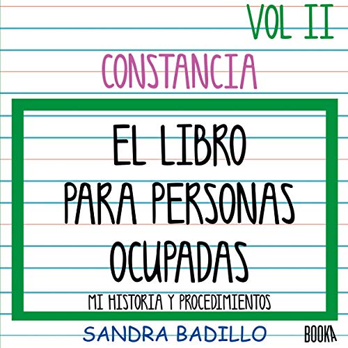 audiolibro Constáncia: El Libro Para Personas Ocupadas Vol. 2