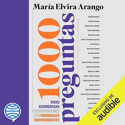 audiolibro Mil preguntas: Vidas asombrosa y conversaciones con personajes sorprendentes
