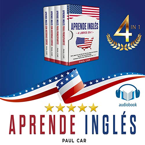 «Aprende Inglés: 4 Libros en 1: Este Libro Incluye Más De 1000 Palabras En Contexto, Más De 100 Conversaciones, Historias Cortas Para Principiantes Vol. 1-2»